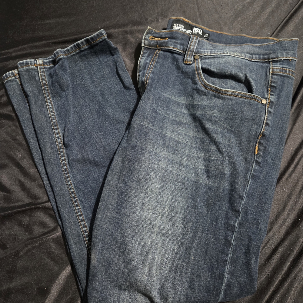 RSQ Dark Indigo Relaxed Fit Jeans